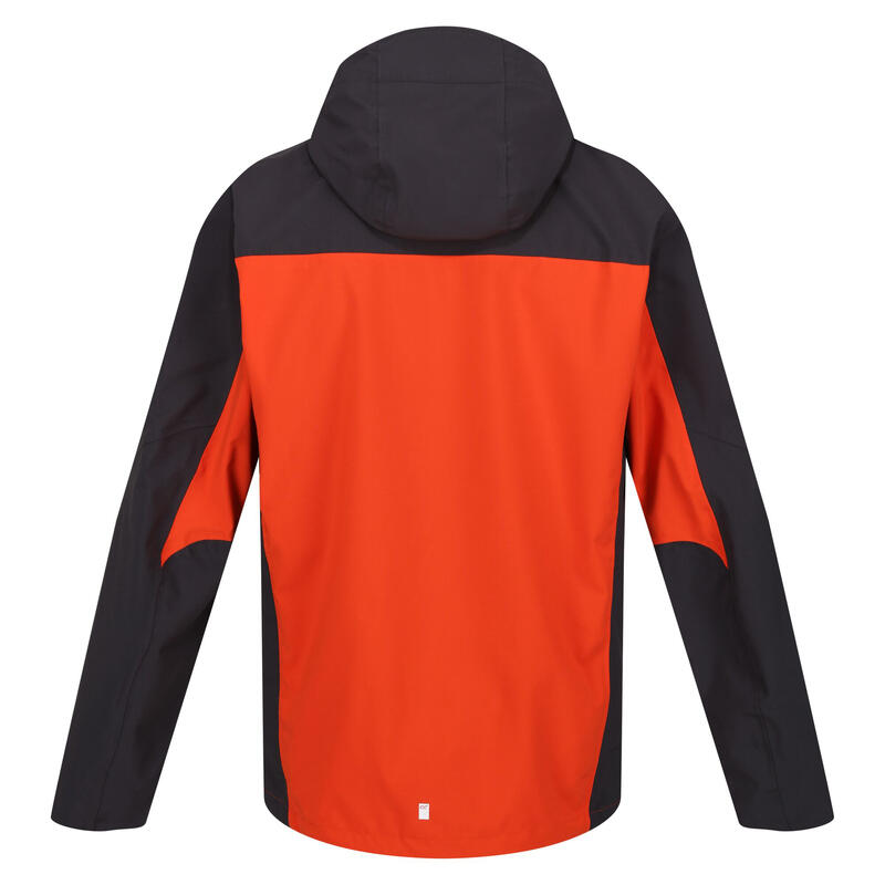 Coupevent BIRCHDALE Homme (Rouge orangé / Cendre)