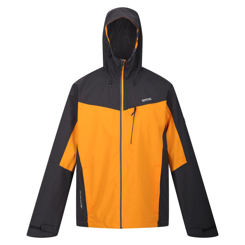 Chaqueta con Capucha Birchdale para Hombre Pimienta Naranja, Ceniza