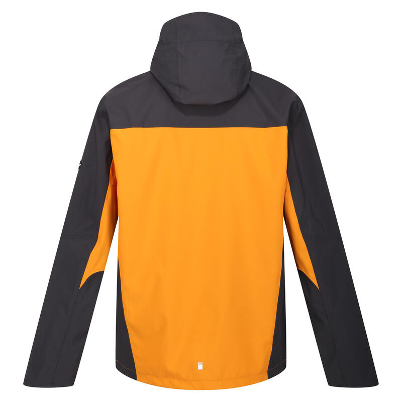 Heren Birchdale Waterdicht Hooded Jacket (Oranje peper/Ash)