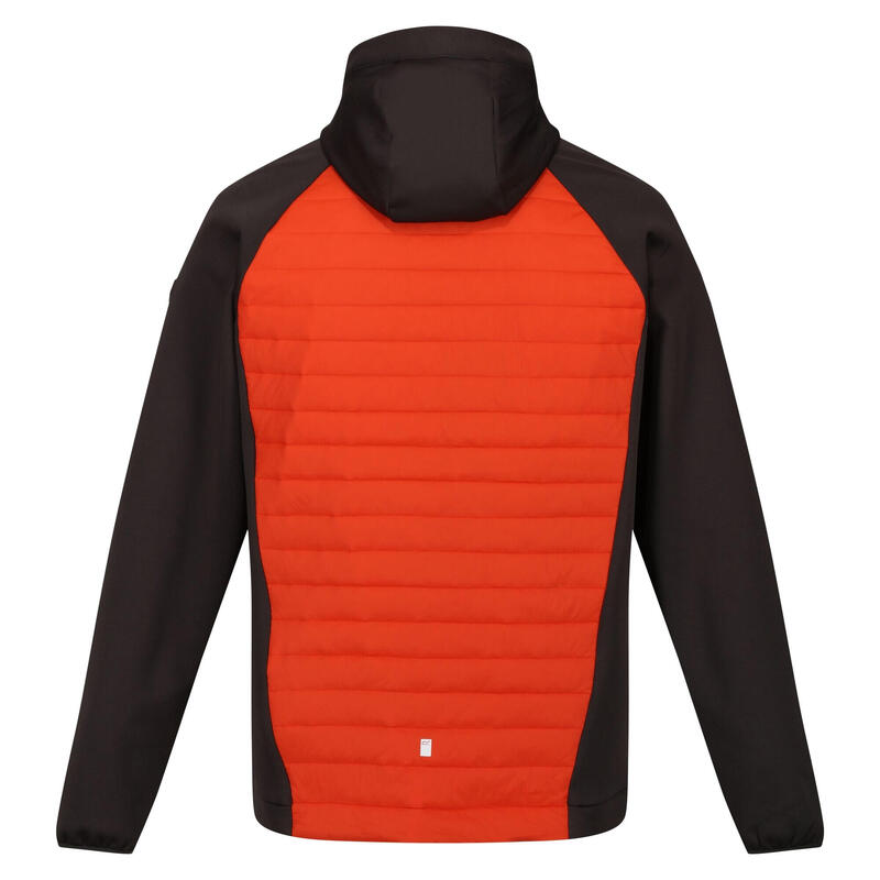 Giacca Imbottita Leggera Uomo Regatta Andreson VII Hybrid Arancio Ruggine Cenere