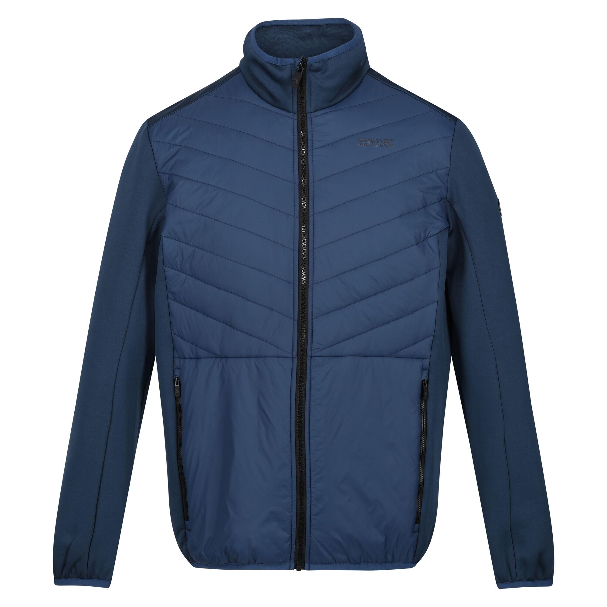 REGATTA Mens Clumber Hybrid III Padded Jacket (Blue Wing)