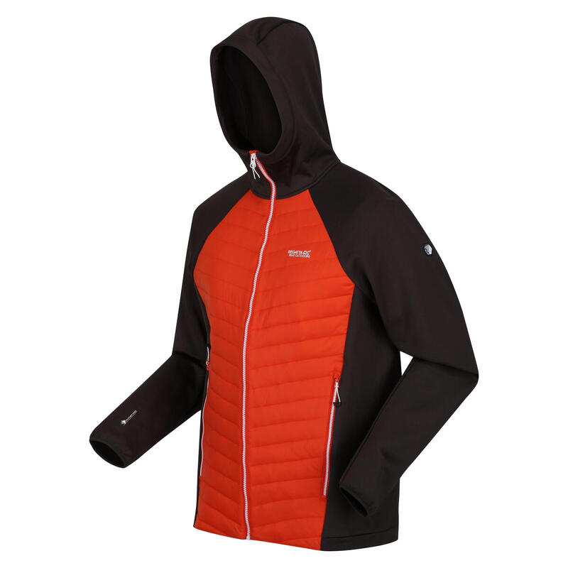 Giacca Imbottita Leggera Uomo Regatta Andreson VII Hybrid Arancio Ruggine Cenere