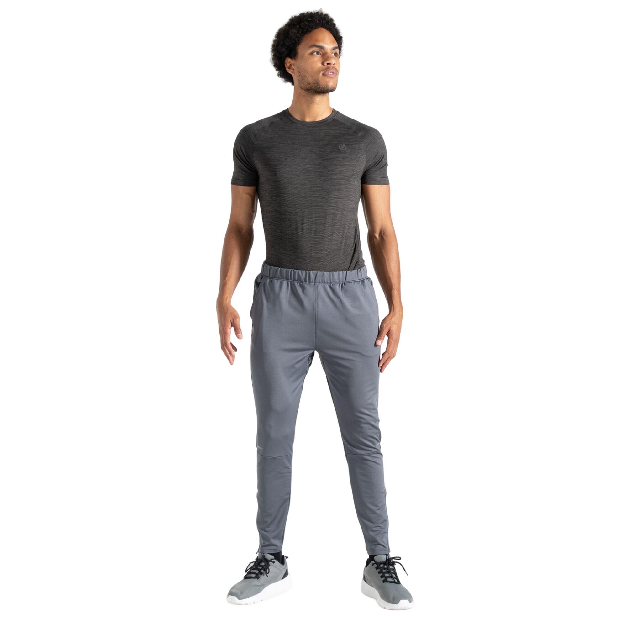 Mens Sprinted Jogging Bottoms (Dark Storm Grey) 4/5
