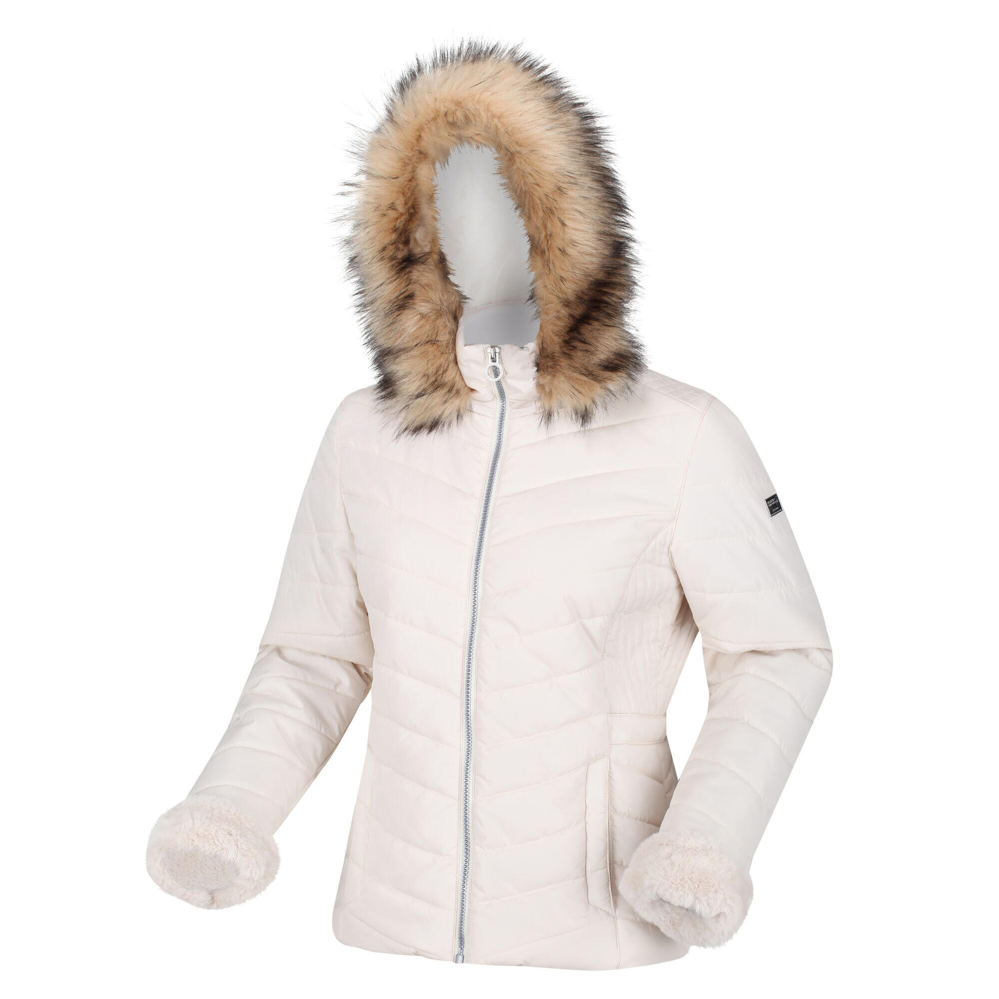 Womens/Ladies Winslow Rochelle Humes Padded Jacket (Light Vanilla) 3/5