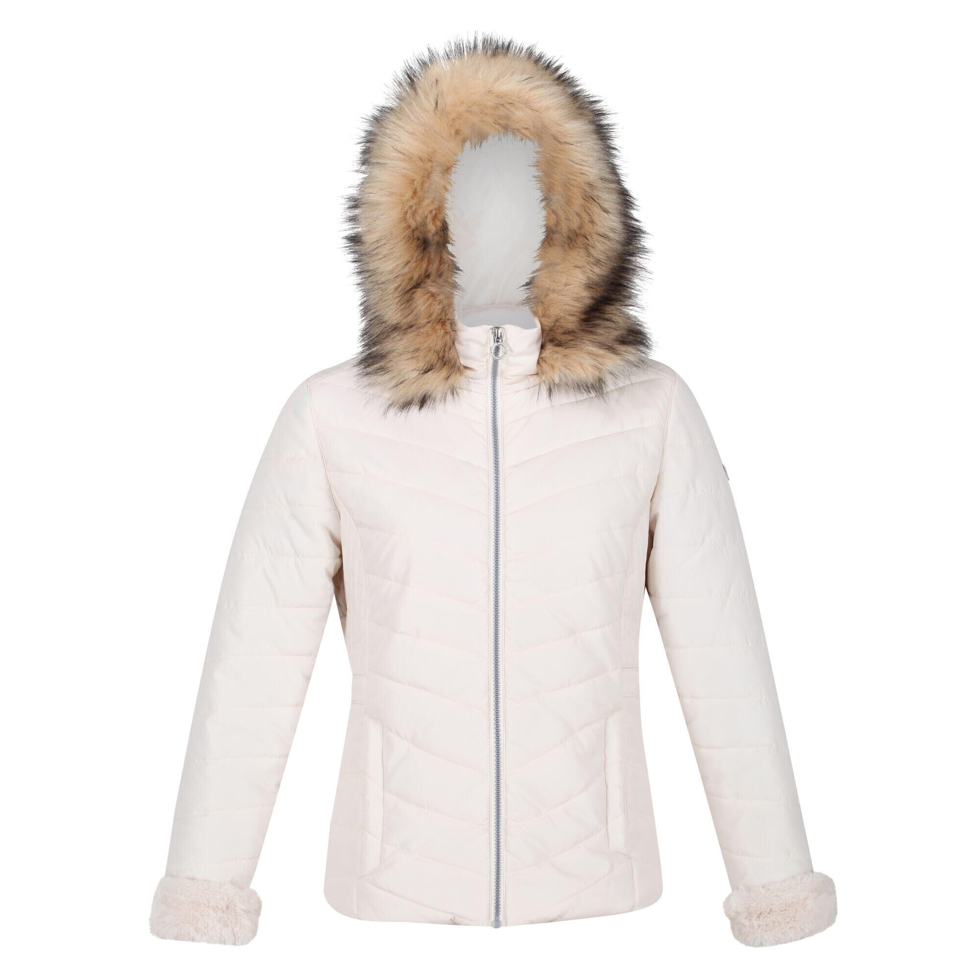 REGATTA Womens/Ladies Winslow Rochelle Humes Padded Jacket (Light Vanilla)