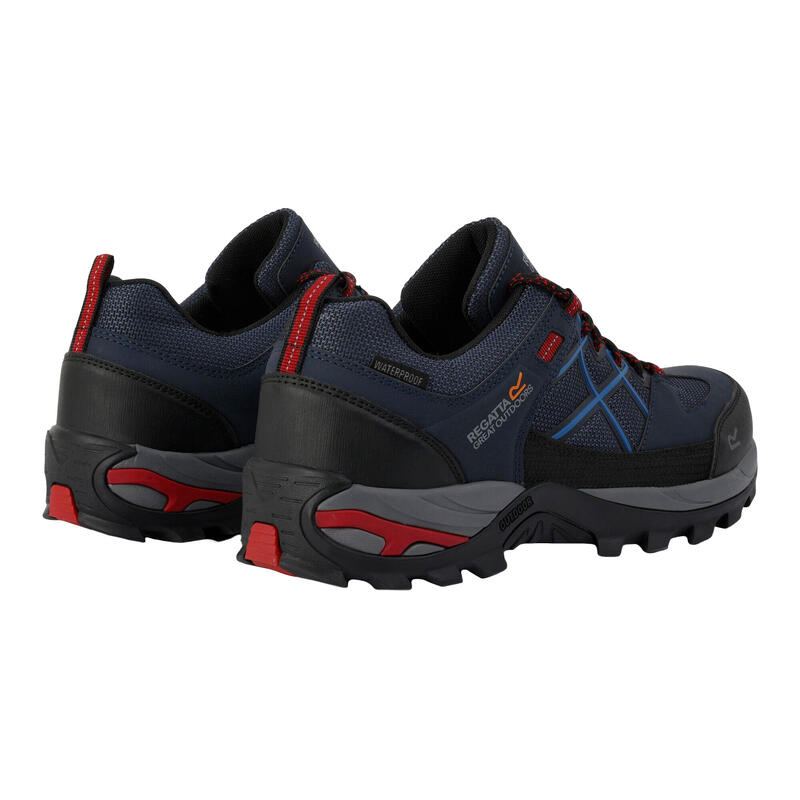 Chaussures de marche SAMARIS Homme (Bleu marine / Rouge)