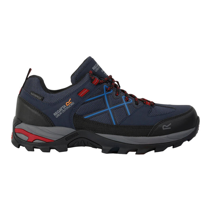 Chaussures de marche SAMARIS Homme (Bleu marine / Rouge)