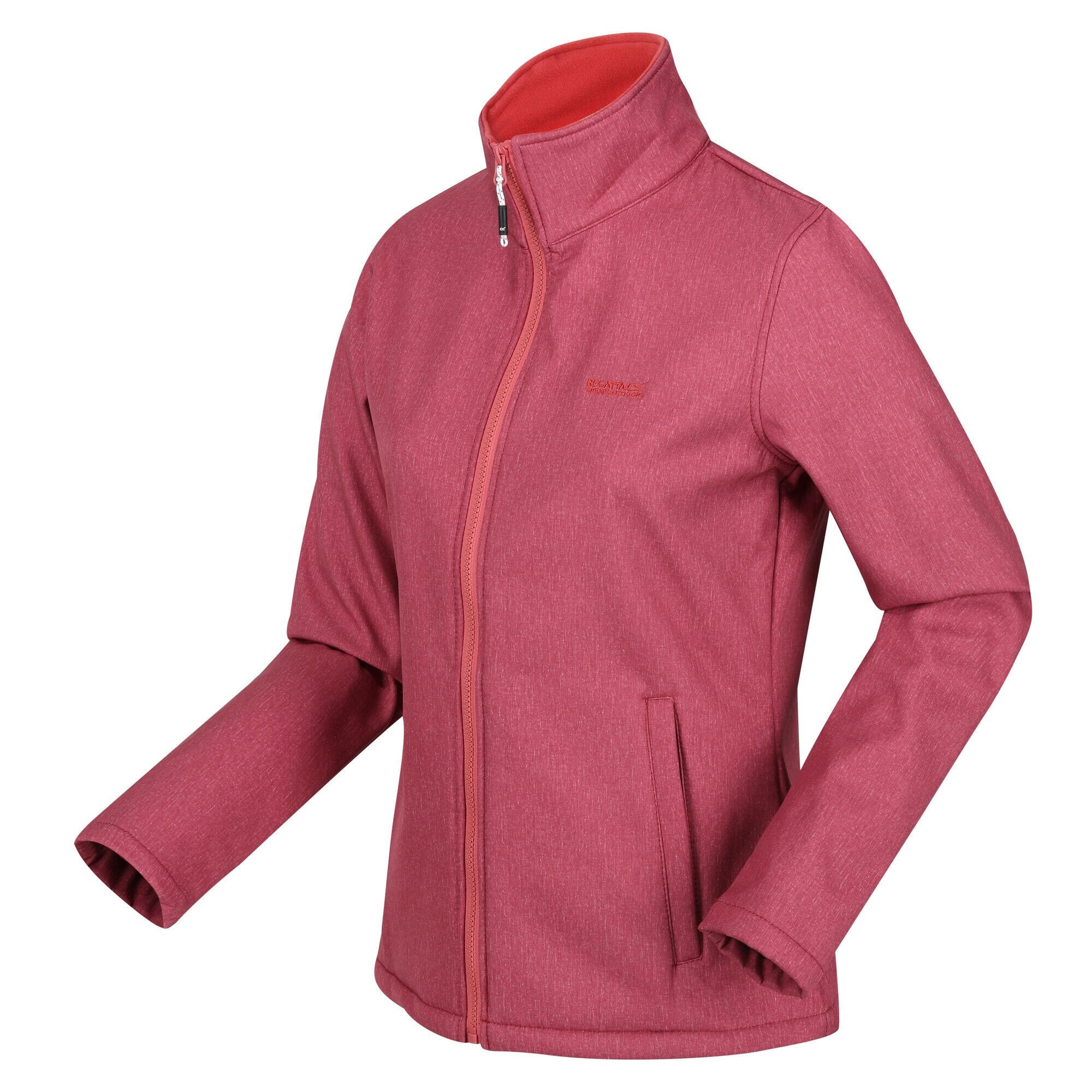 Womens/Ladies Connie V Softshell Walking Jacket (Rumba Red/Mineral Red) 3/4