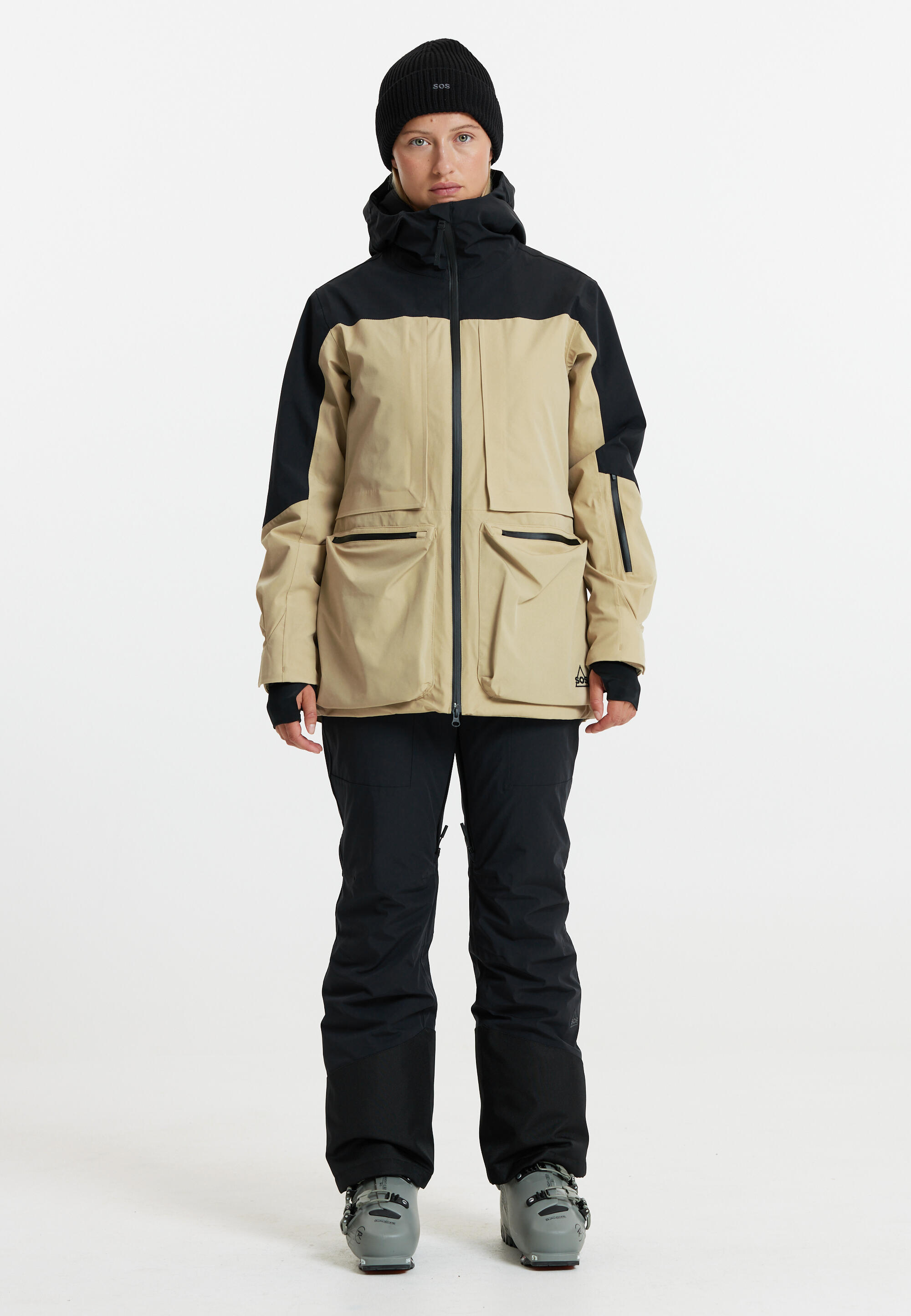 Isolierte Skijacke Damen SOS Straja 3/7