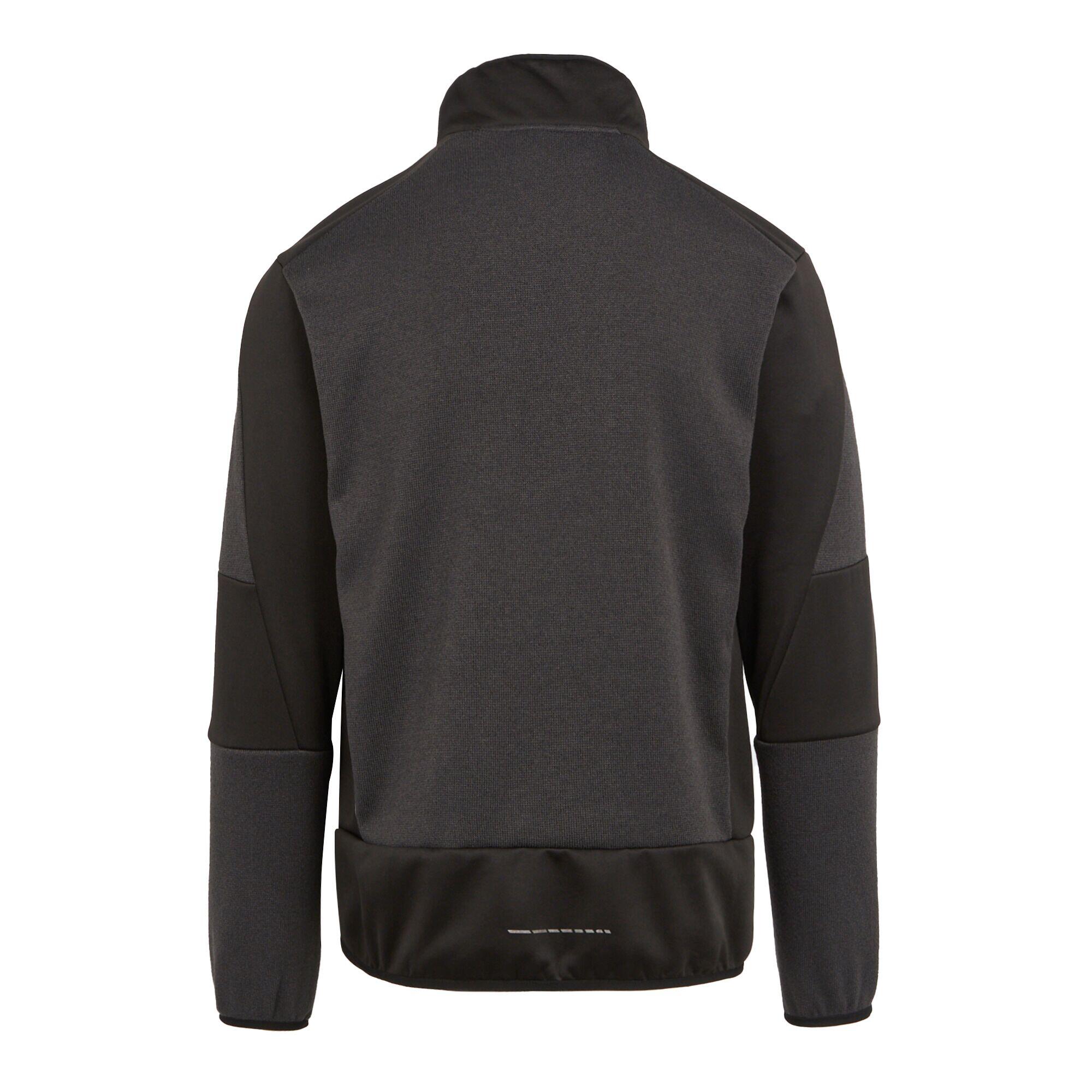 Unisex Adult Knitted Stretch Midlayer (Ash/Black) 2/5