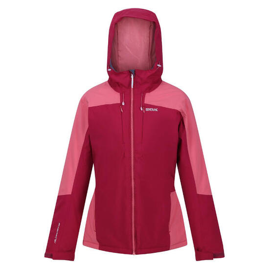 Veste Matelassée HIGHTON Femme (Rouge Foncé / Corail Clair)