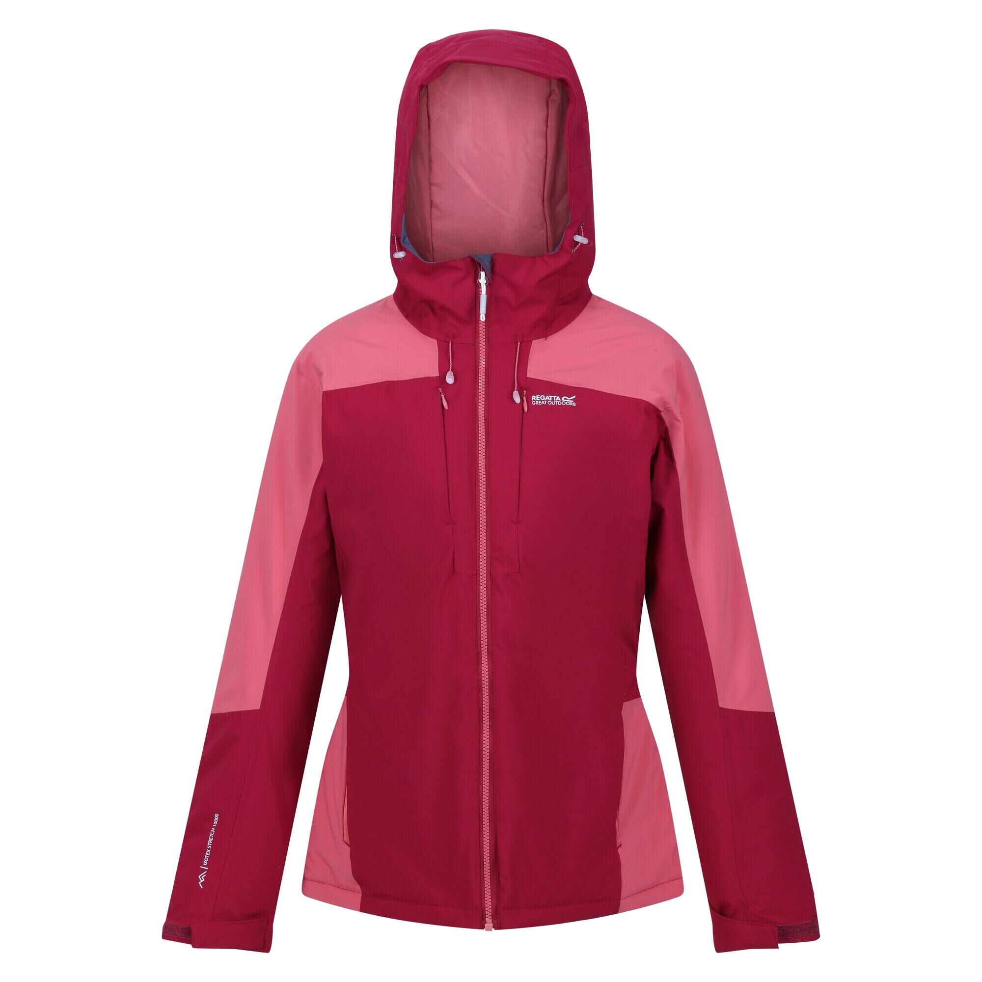 REGATTA Womens/Ladies Highton Stretch Padded Jacket (Rumba Red/Mineral Red)