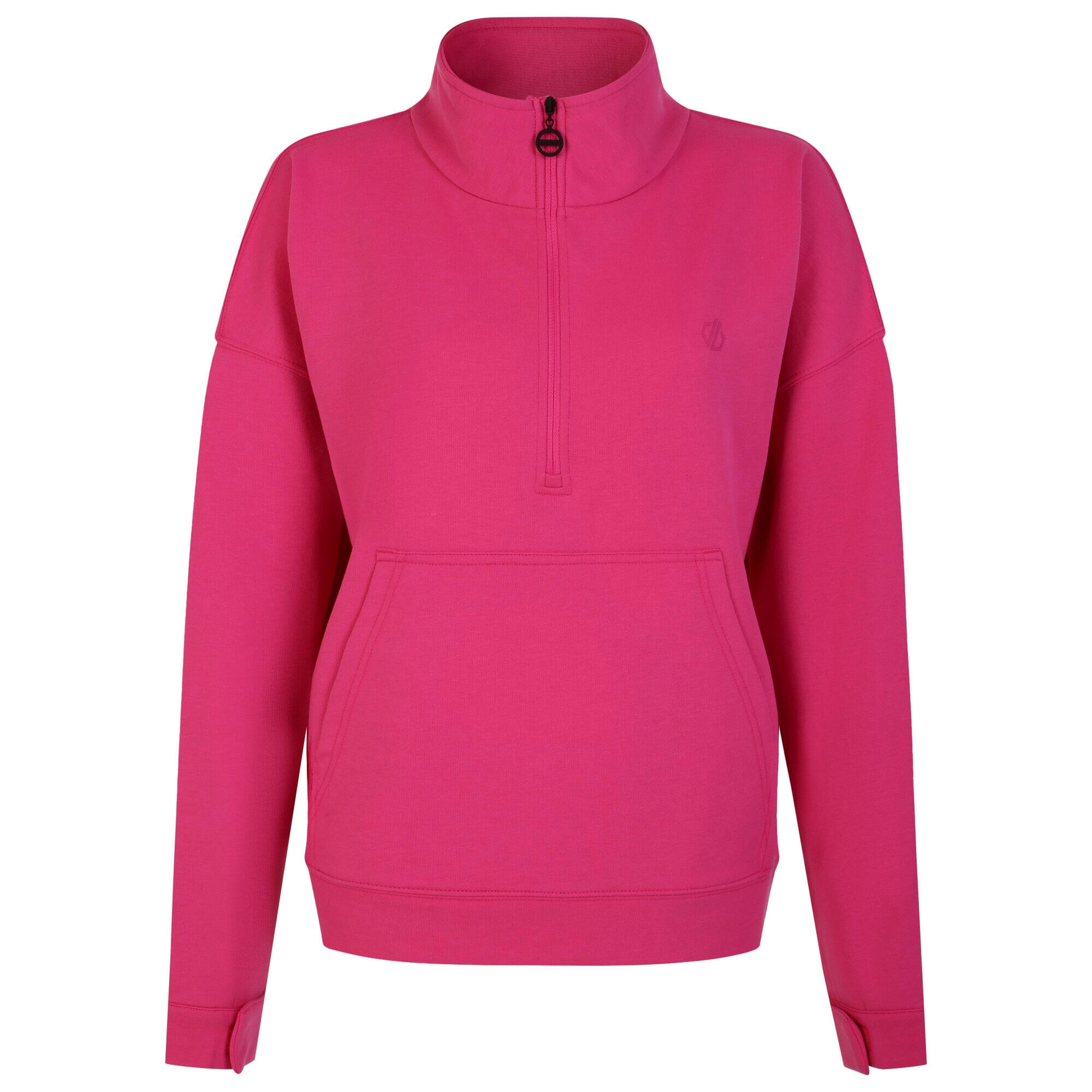 Womens/Ladies Laura Whitmore Recoup II Half Zip Sweatshirt (Pure Pink) 1/5