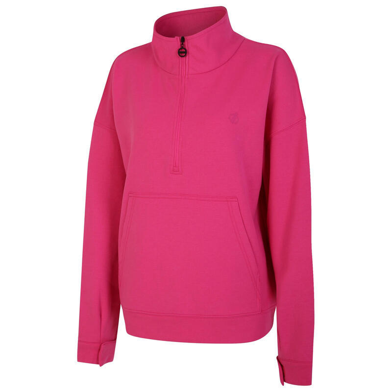 Dames Laura Whitmore Recoup II Half Zip Sweatshirt (Puur Roze)