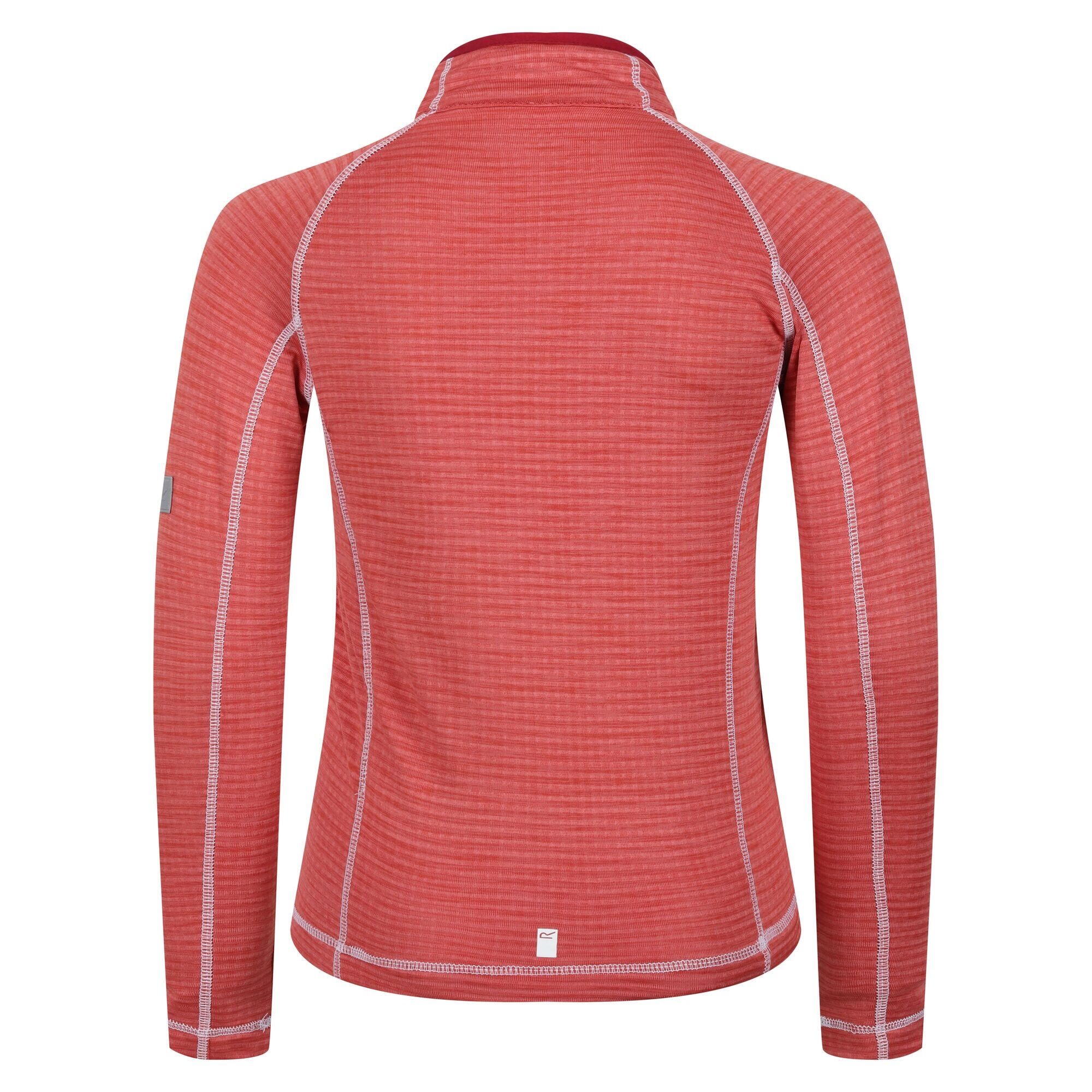 Childrens/Kids Berley Half Zip Long Sleeved Top (Mineral Red) 2/4