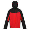 Heren Birchdale Waterdicht Hooded Jacket (Gevaar rood/zwart)