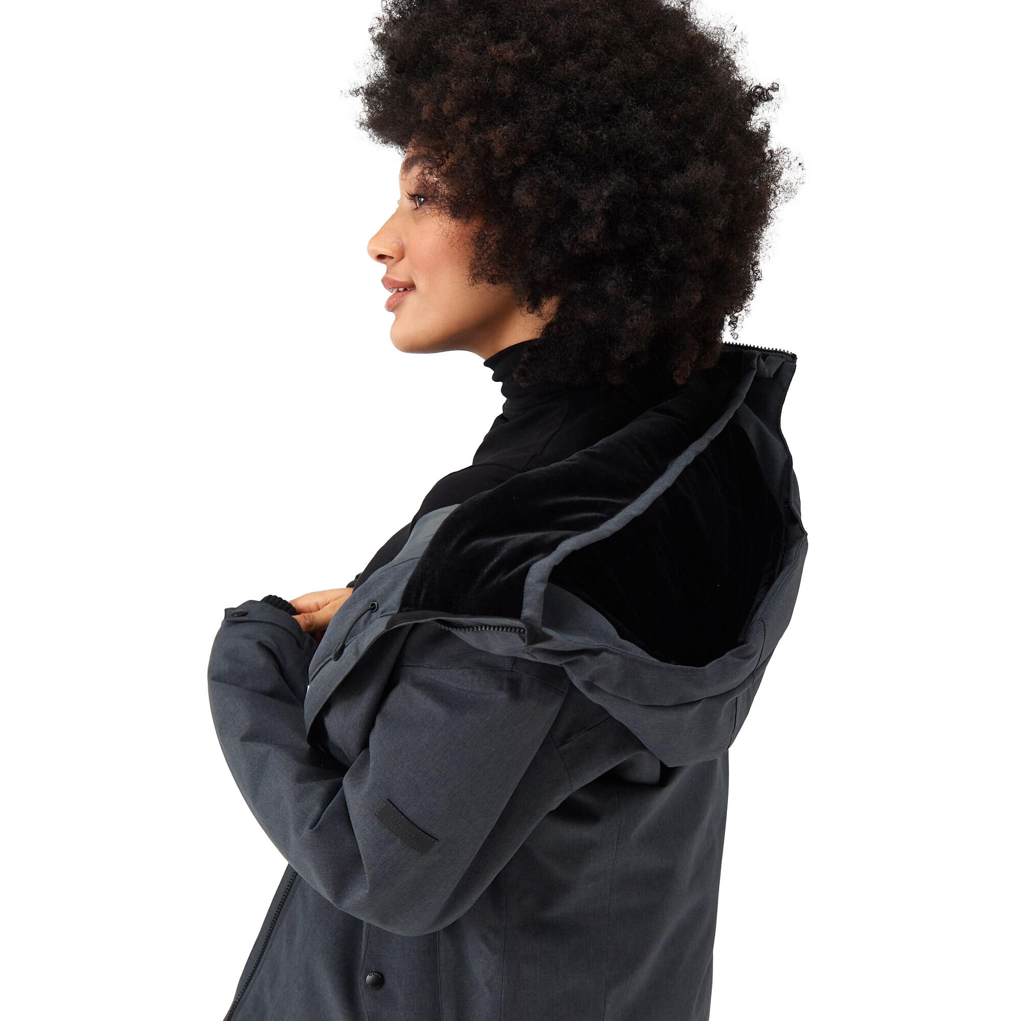 Womens/Ladies Voltera IV Heated Jacket (Seal Grey) 3/5