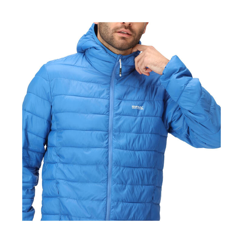 Chaqueta Hillpack Con Capucha para Hombre Azul Fuerte