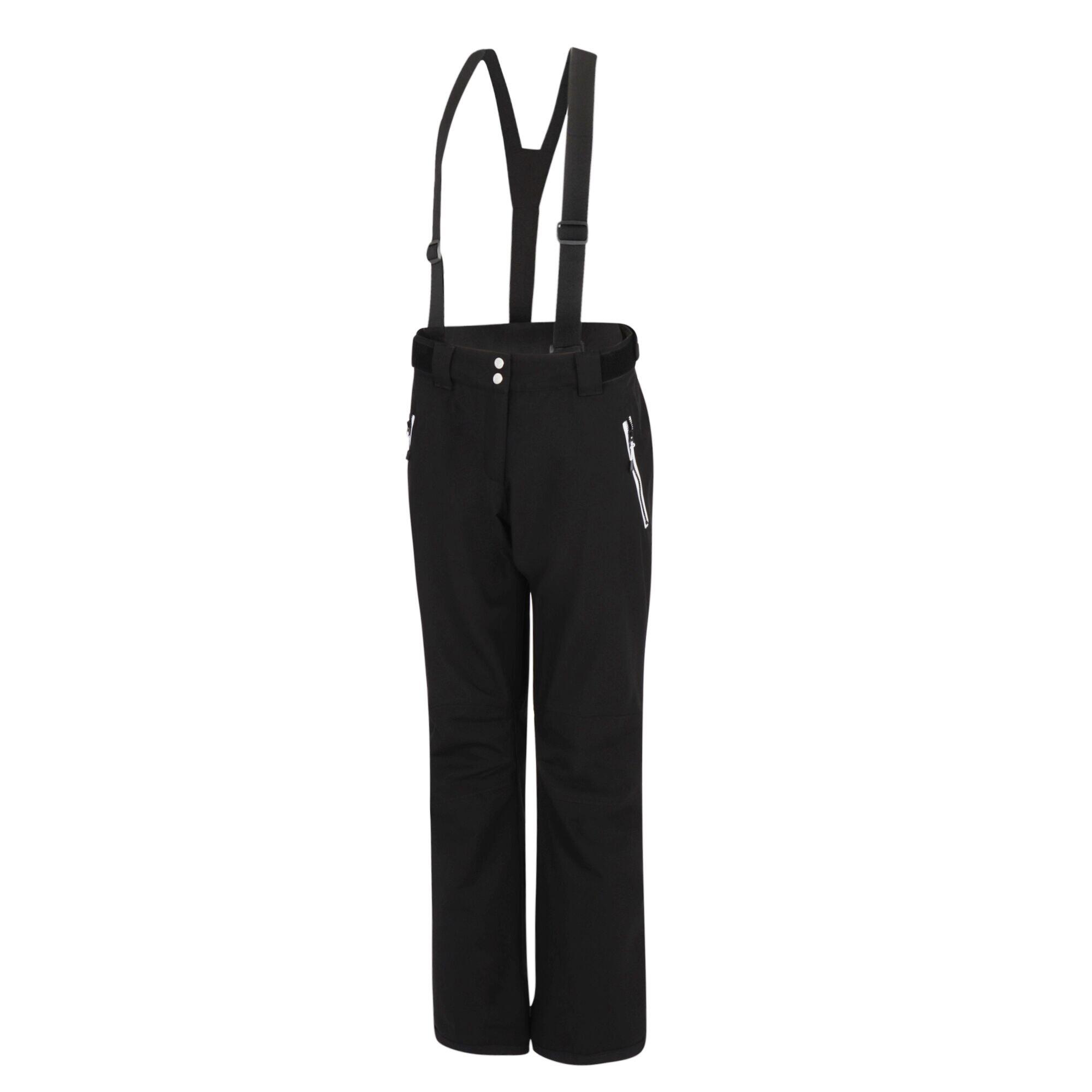 Womens/Ladies Diminish Insulated Ski Trousers (Black) 3/5