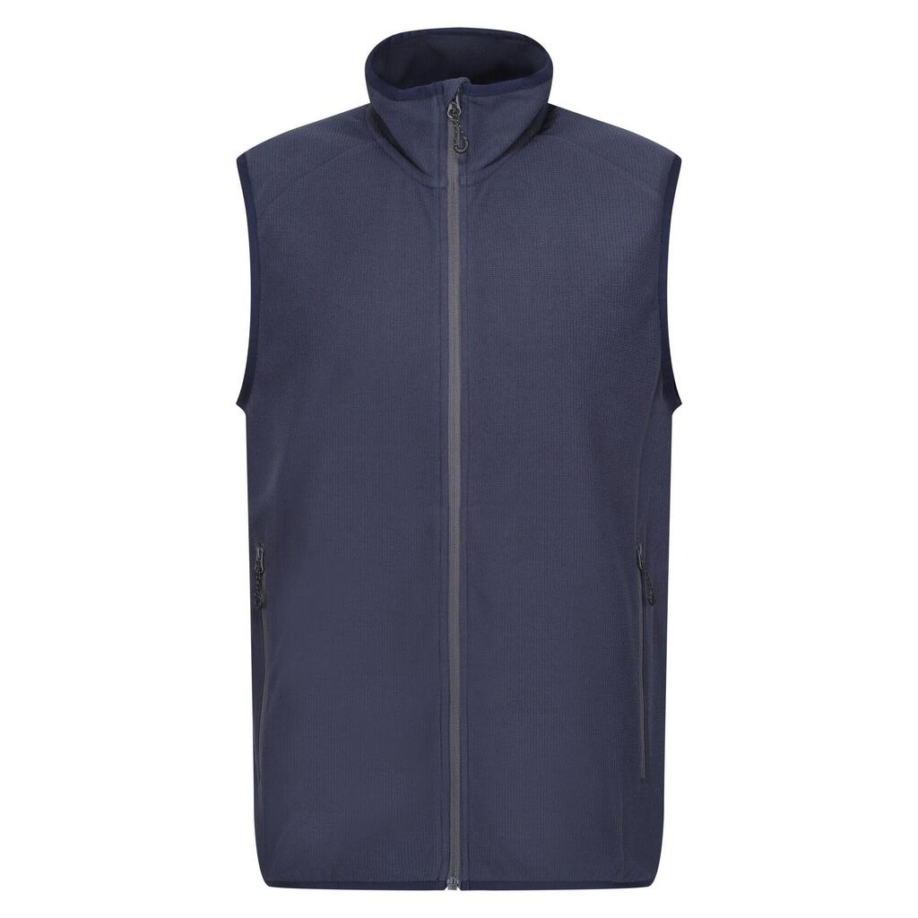 Mens Fleece Gilet (Navy/Seal Grey)