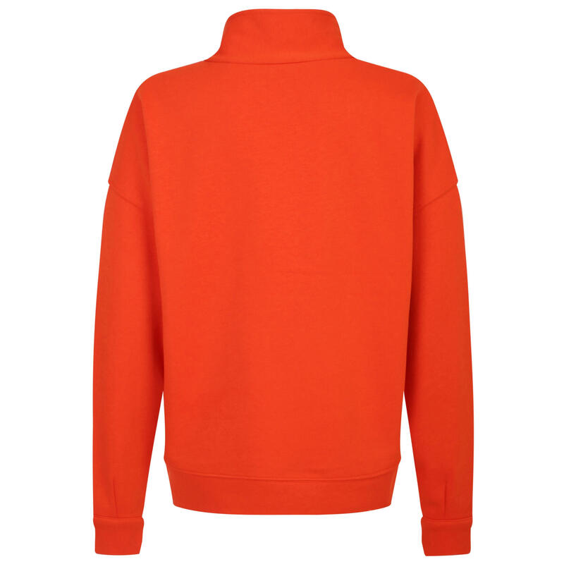 Dames Laura Whitmore Recoup II Half Zip Sweatshirt (Roestige sinaasappel)