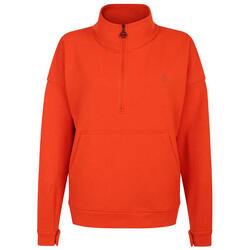 Dames Laura Whitmore Recoup II Half Zip Sweatshirt (Roestige sinaasappel)