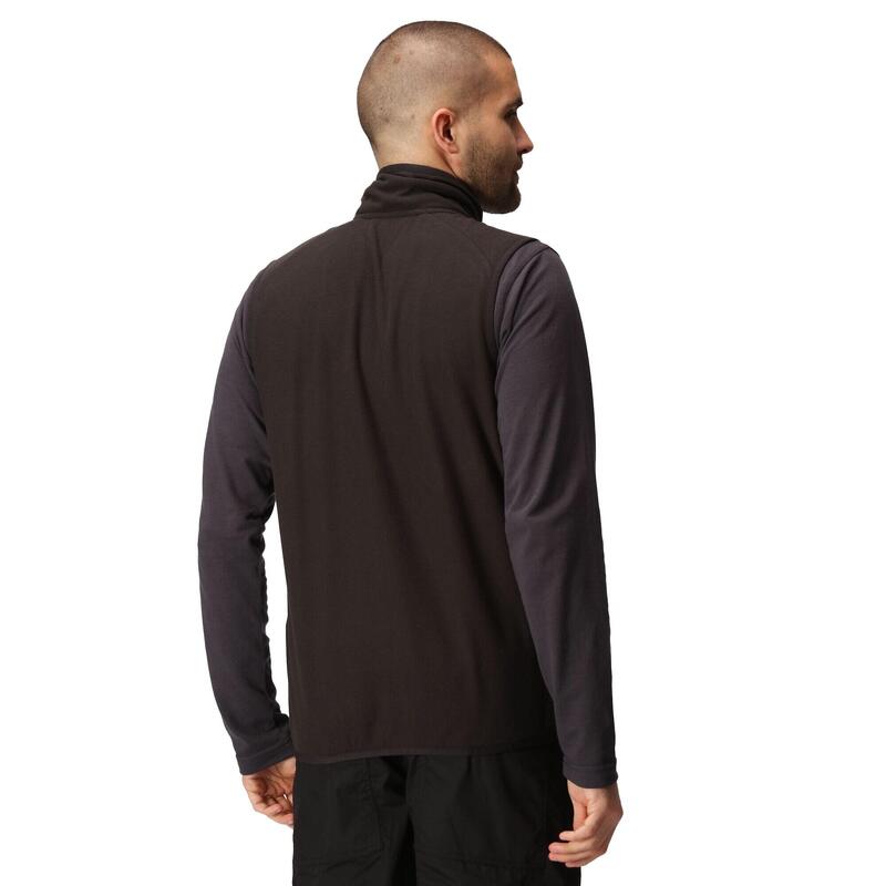 Chaleco Navigate de Polar para Hombre Negro, Gris Seal