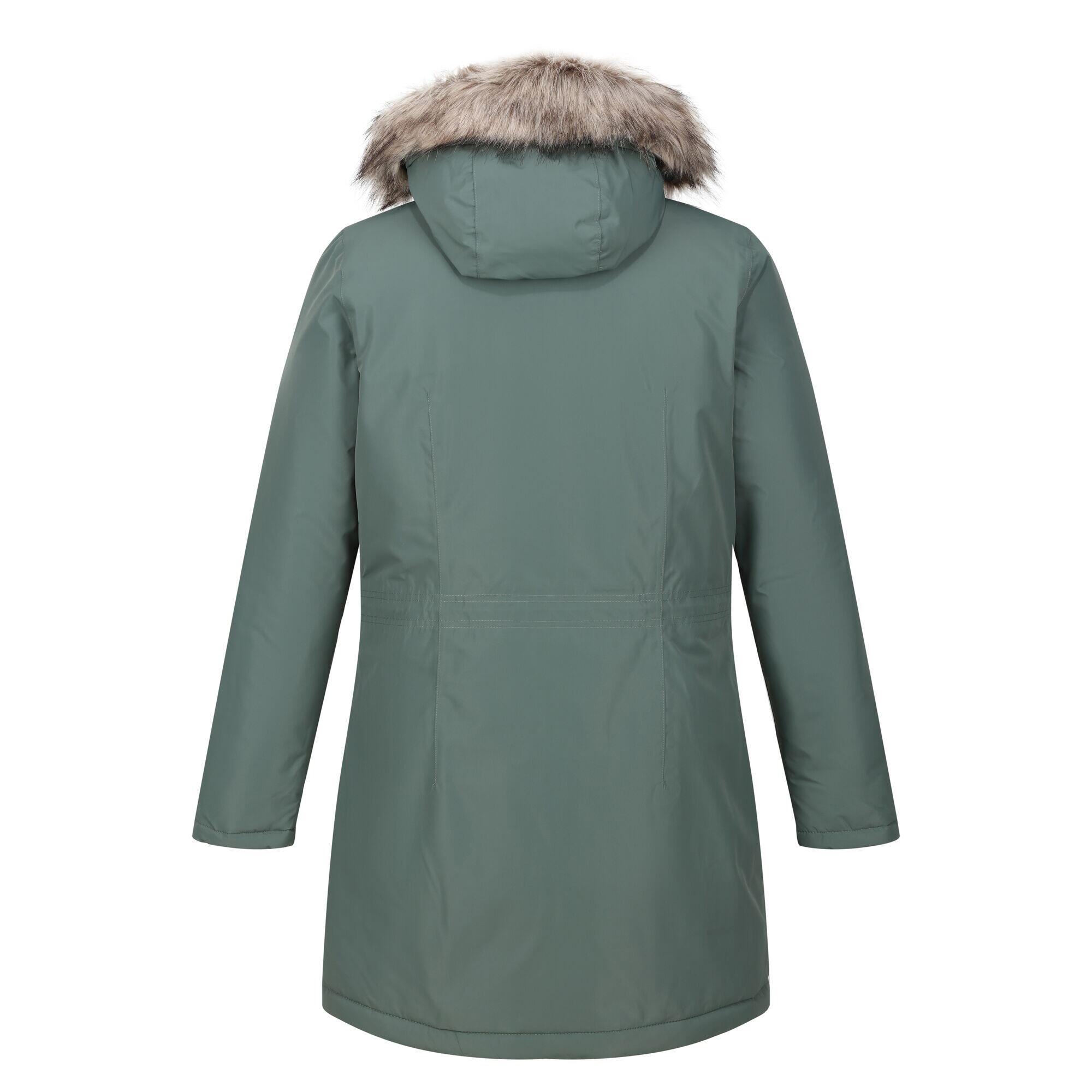 Womens/Ladies Voltera Heated Waterproof Jacket (Dark Forest Green) 2/4