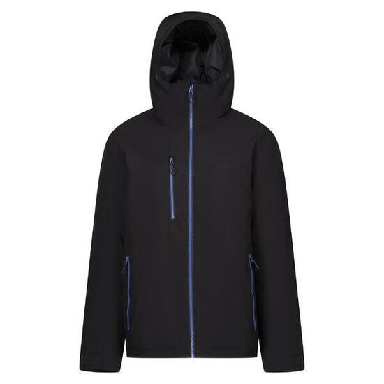 Veste Imperméable Homme (Noir / Bleu Roi)