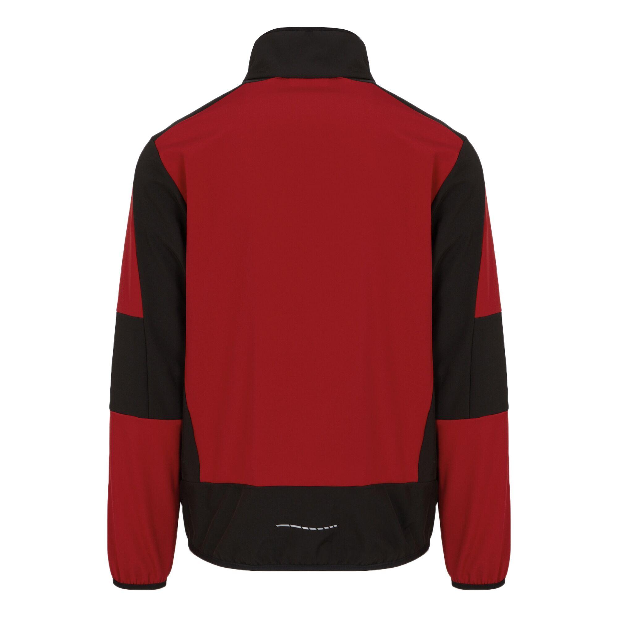 Unisex Adult EVolve 2 Layer Soft Shell Jacket (Classic Red/Black) 2/4