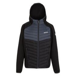 Veste Hybride KIELDER Enfant (Noir / Blanc Cassé)