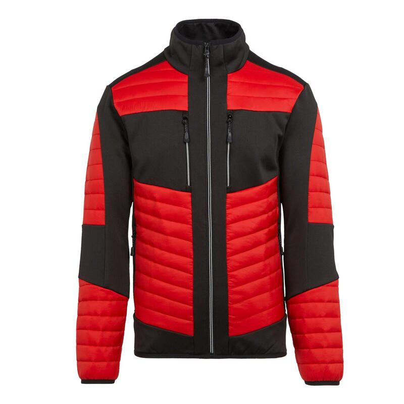 Veste hybride EVOLVE Homme (Rouge classique / Noir)