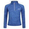 Kinderen/Kinderen Berley Half Zip Top met lange mouwen (Sterk Blauw)