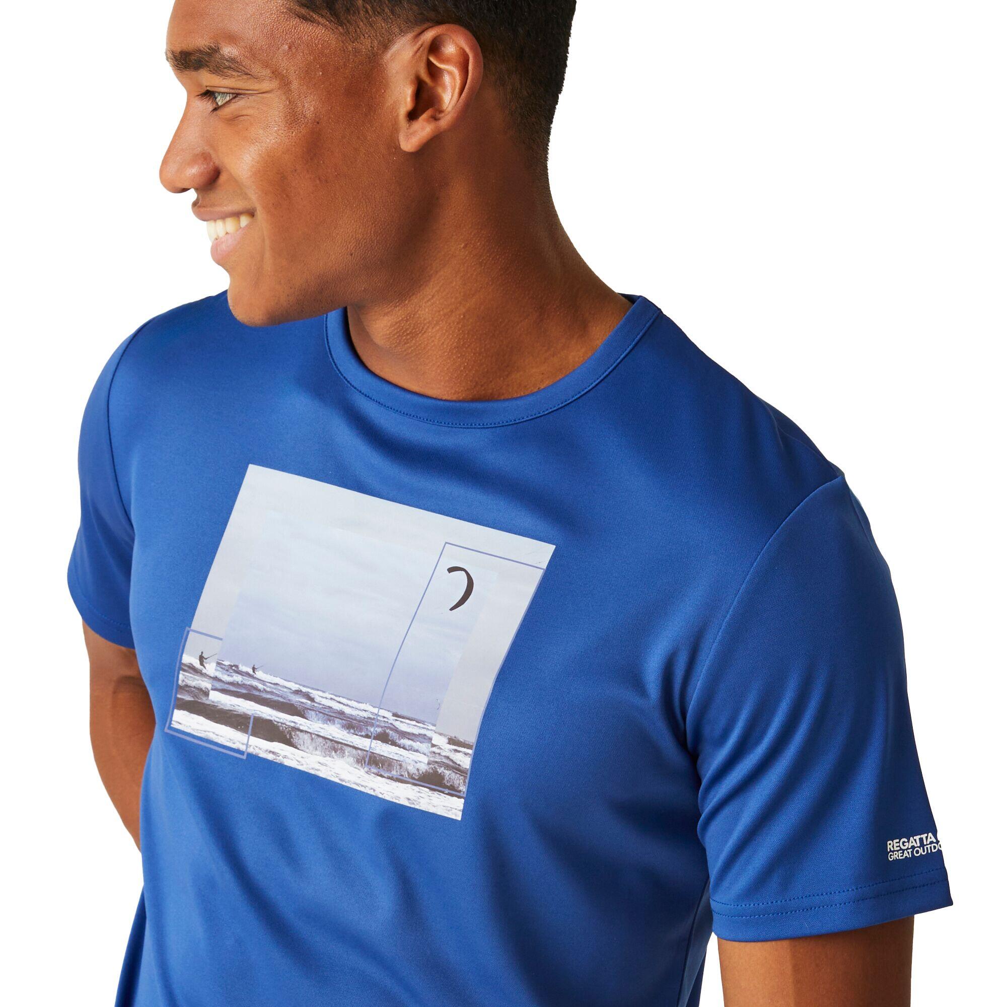 Mens Fingal VIII Seaside TShirt (New Royal) 4/5