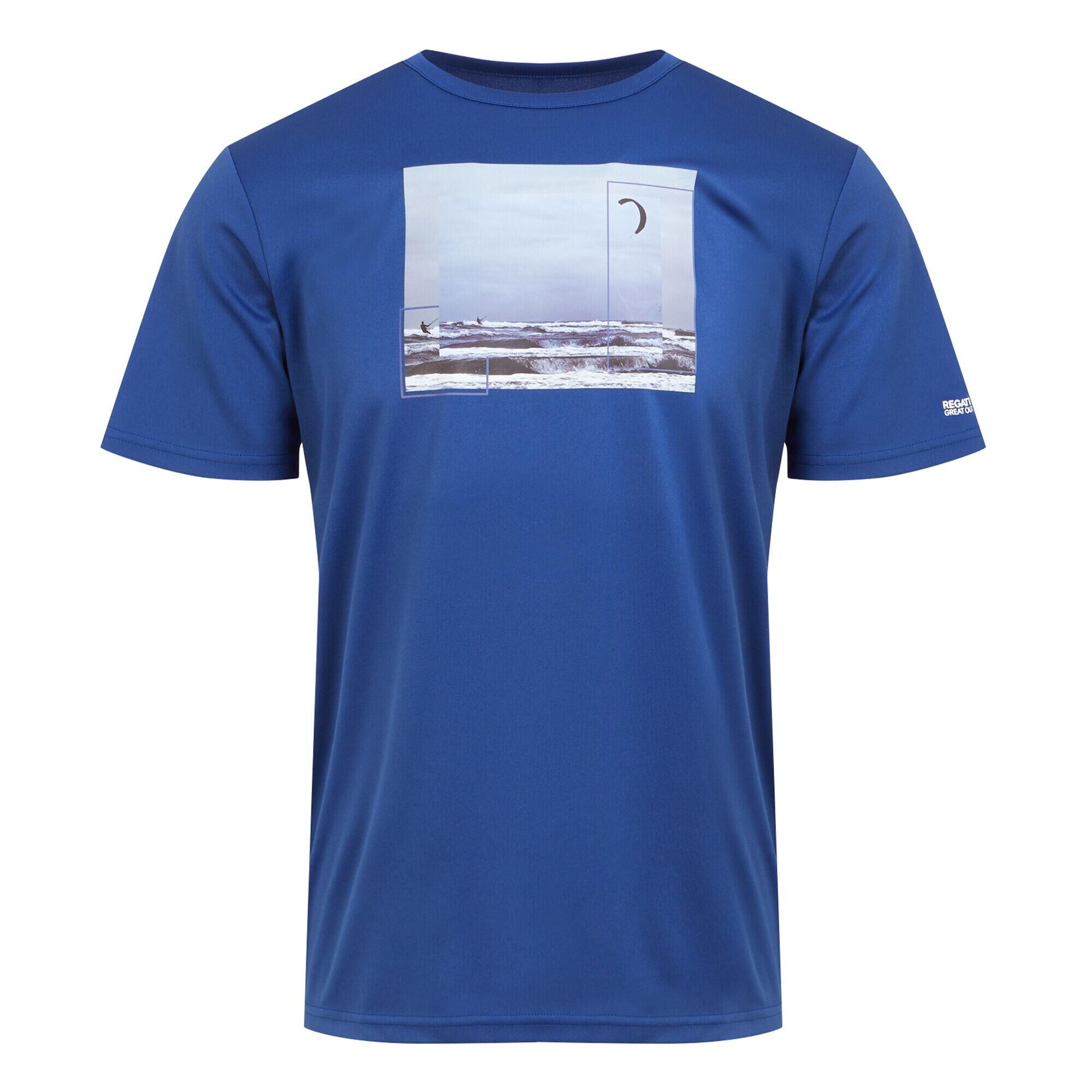 REGATTA Mens Fingal VIII Seaside TShirt (New Royal)