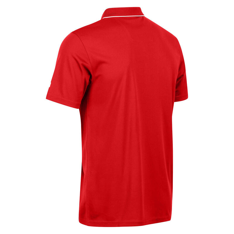 SportPoloshirt Maverick V kurzärmlig Herren Leuchtend Rot