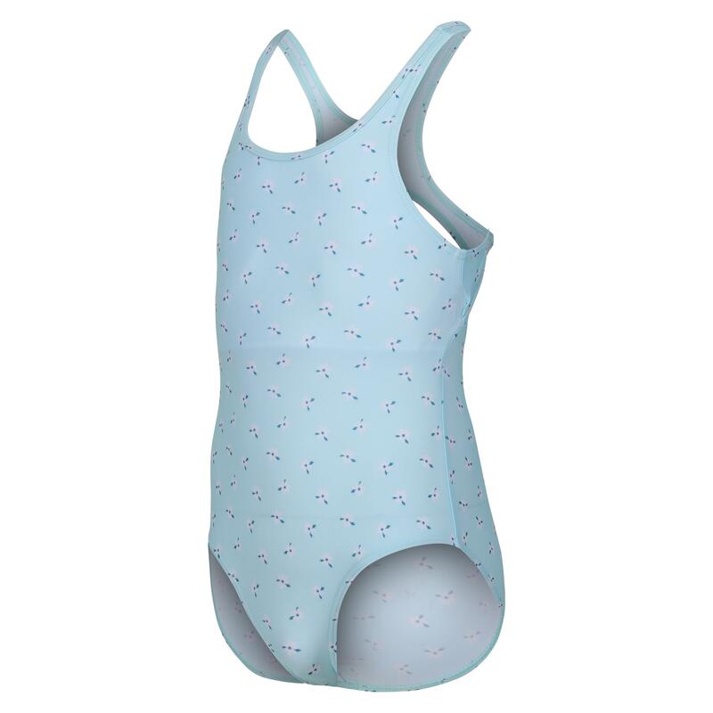 Costume Da Bagno Intero Stampa Alla Moda Ragazze Regatta Katrisse Blu Acqua