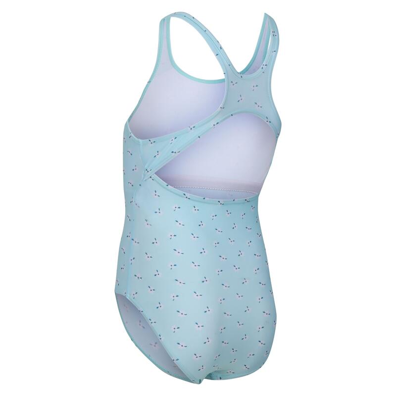 Costume Da Bagno Intero Stampa Alla Moda Ragazze Regatta Katrisse Blu Acqua