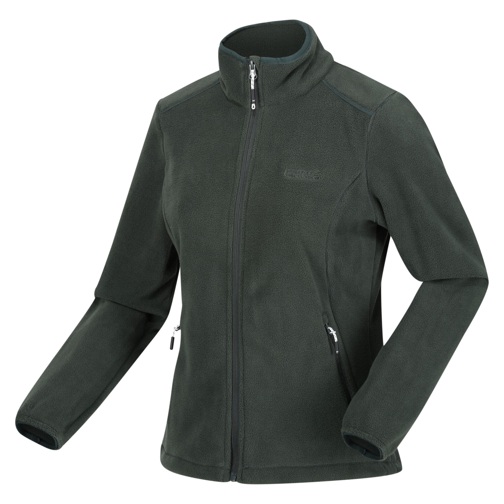 Womens/Ladies Floreo IV Full Zip Fleece Jacket (Darkest Spruce) 3/5