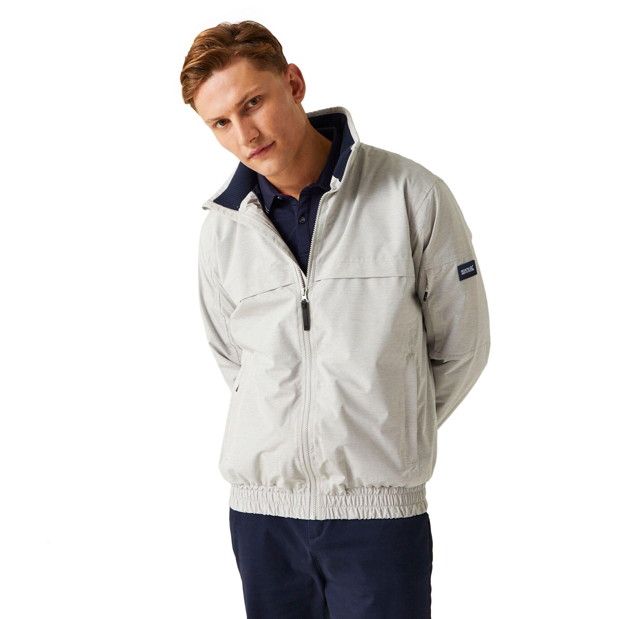 Mens Shorebay II Waterproof Jacket (Silver Grey) 4/5