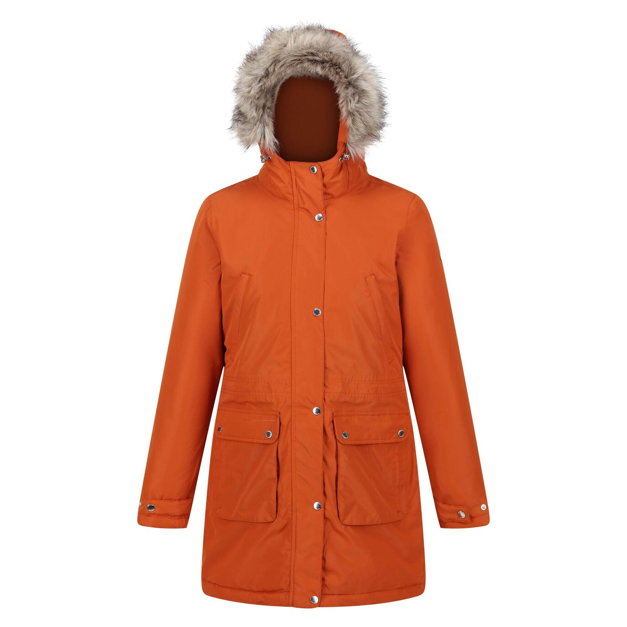 Womens/Ladies Voltera Heated Waterproof Jacket (Burnt Copper) 1/4