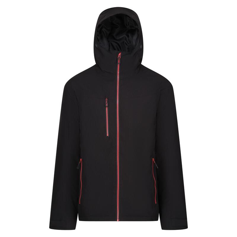 Veste imperméable NAVIGATE Homme (Noir / Rouge classique)