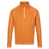 Heren Yonder Quick Dry Vochtigheid Wicking Half Zip Fleece Jasje (Oranje peper)