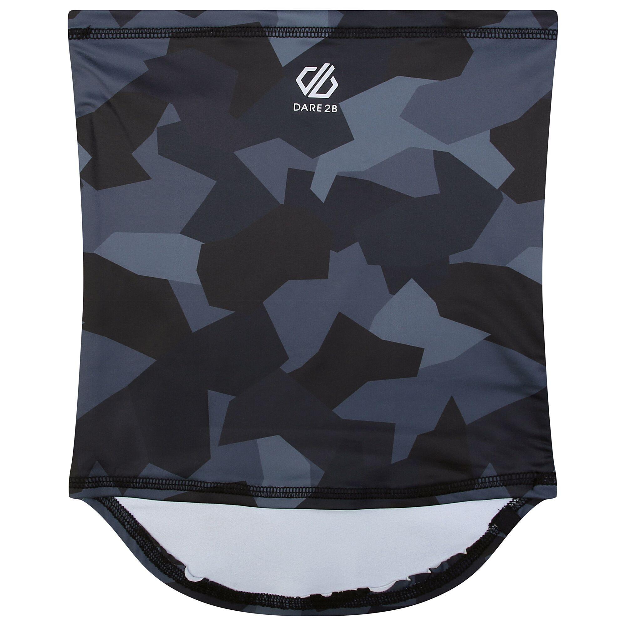 Unisex Adult Niveous Geo Camo Neck Gaiter (Black) 1/4