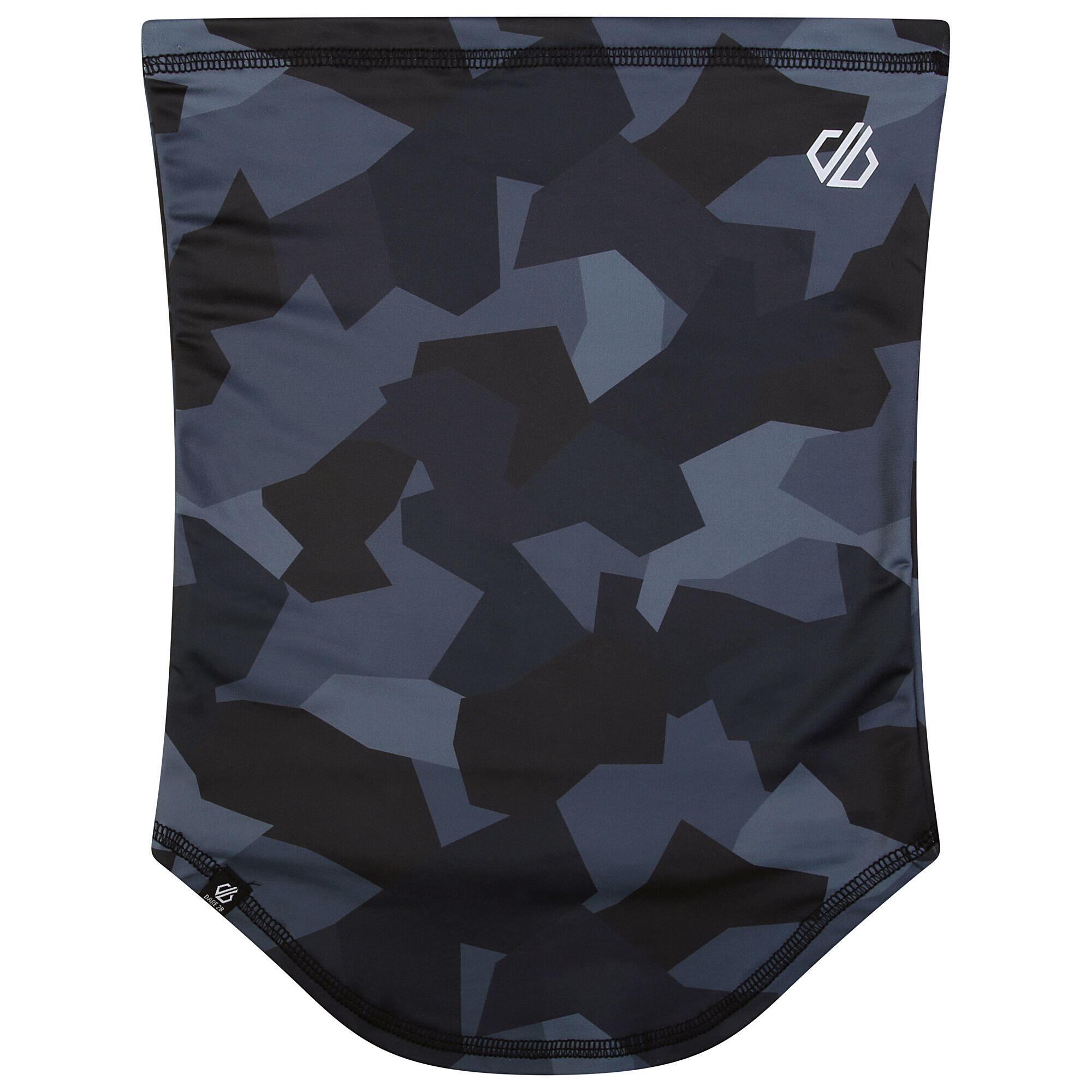 Unisex Adult Niveous Geo Camo Neck Gaiter (Black) 2/4