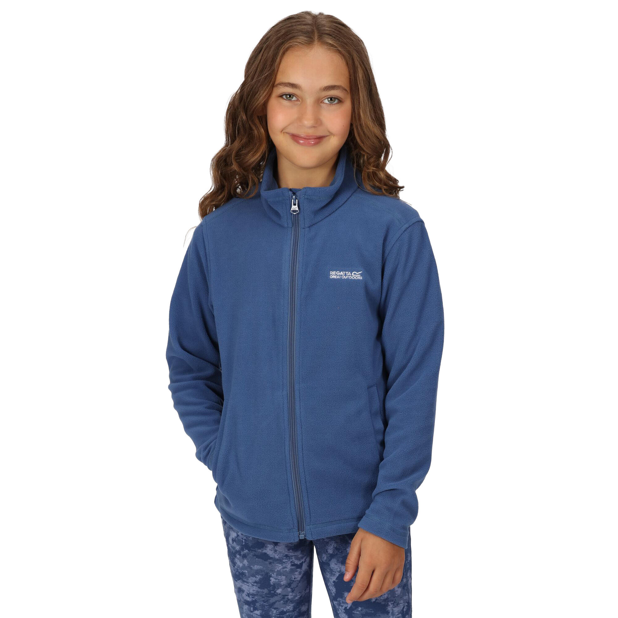 Great Outdoors Childrens/Kids King II Lightweight Full Zip Fleece Jacket (Dusty 3/4