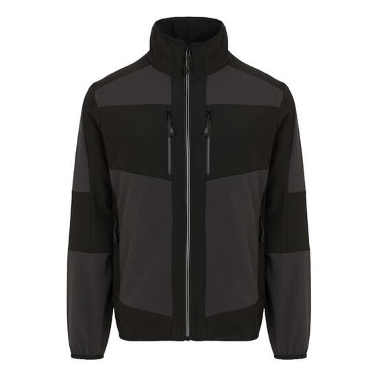 Veste Softshell Adulte (Cendre / Noir)