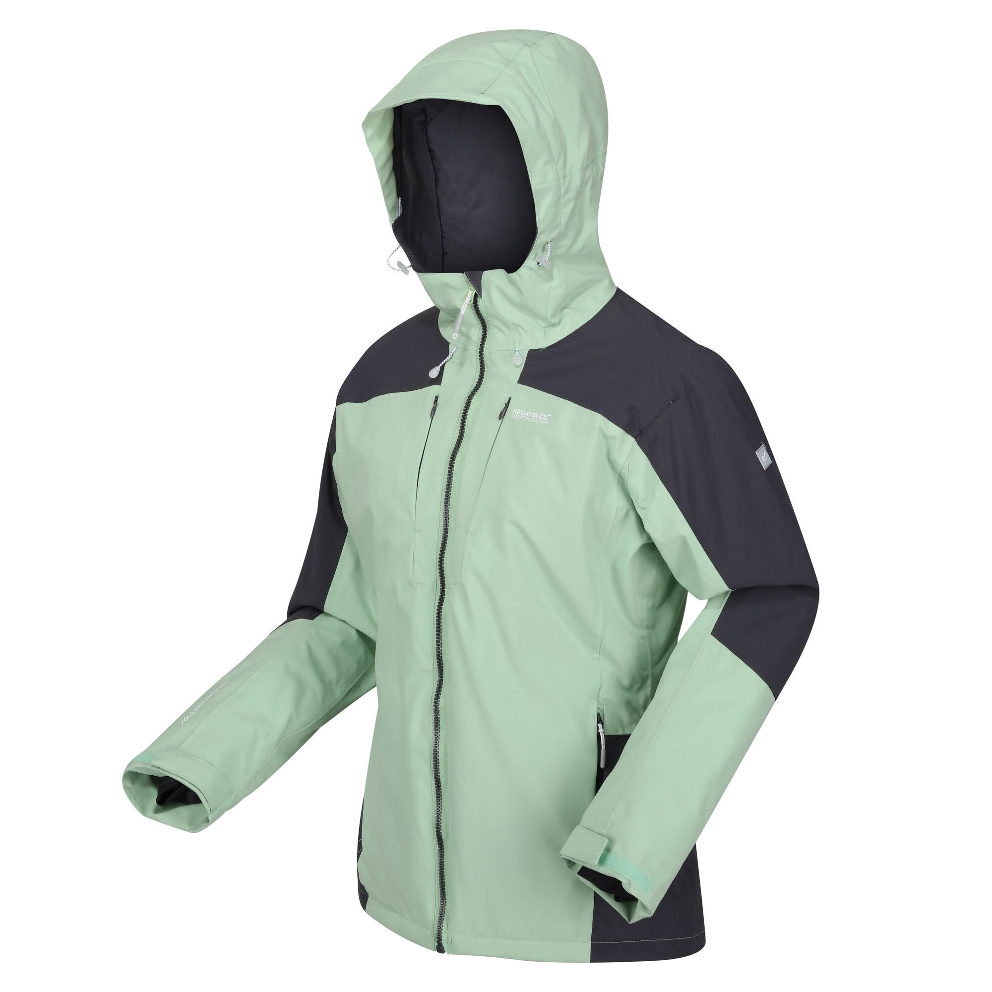 Veste Matelassée HIGHTON Femme (Menthe Douce / Gris Phoque) 3/5