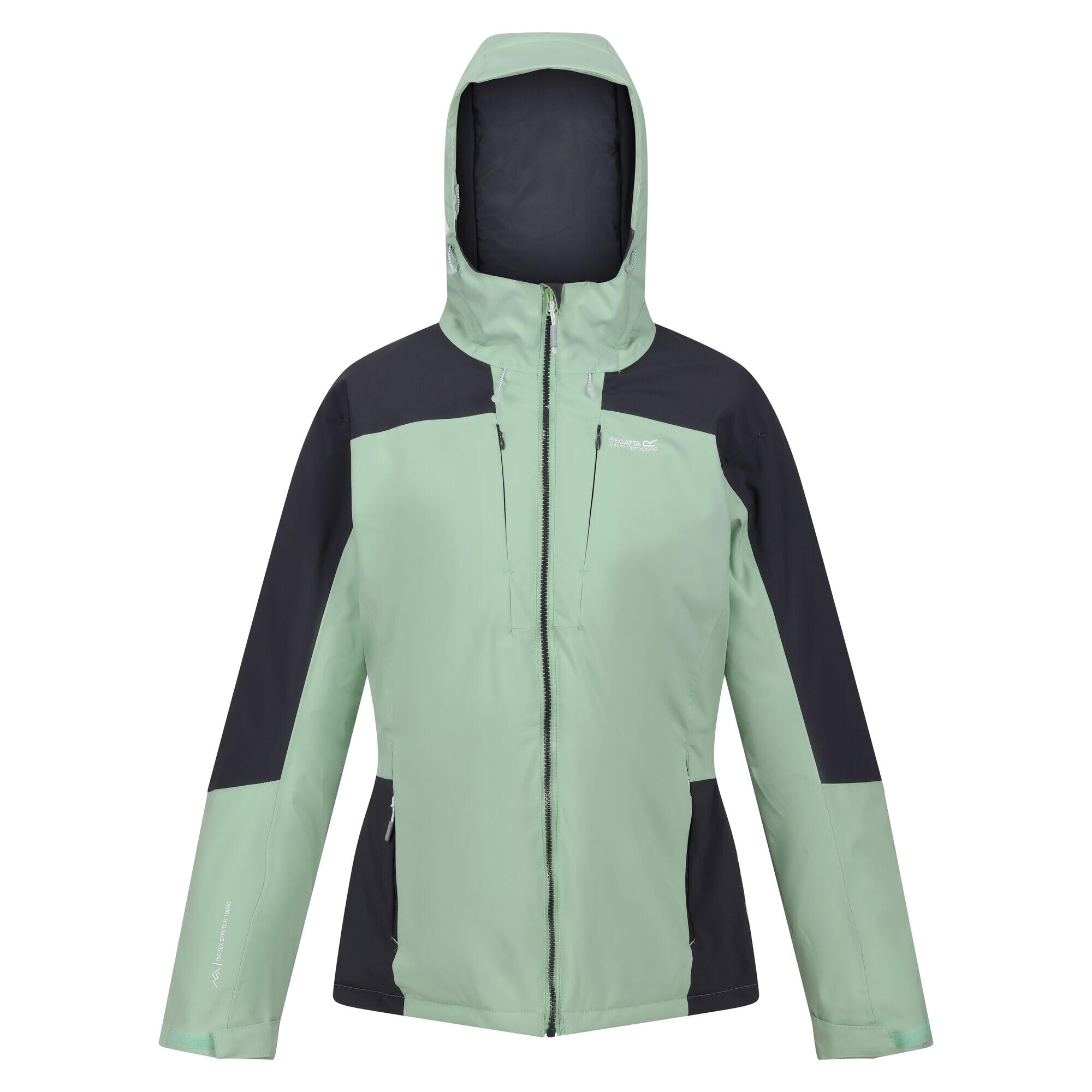 REGATTA Womens/Ladies Highton Stretch Padded Jacket (Quiet Green/Seal Grey)