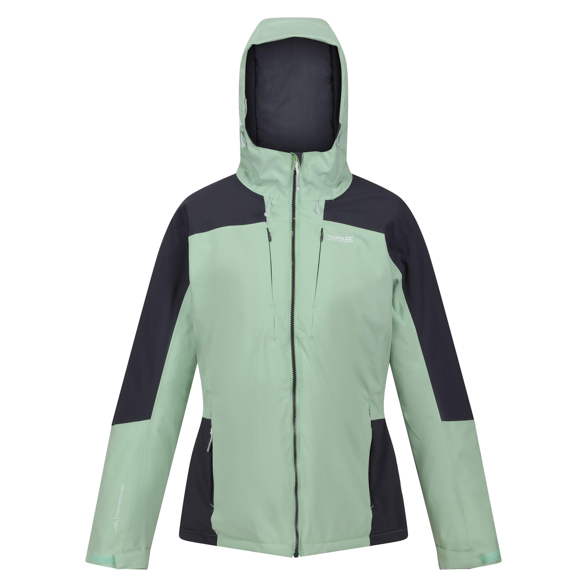 Regatta - Veste Matelassée Highton Femme (menthe Douce / Gris Phoque) - Veste - Gris|vert - 36 Xs - Decathlon
